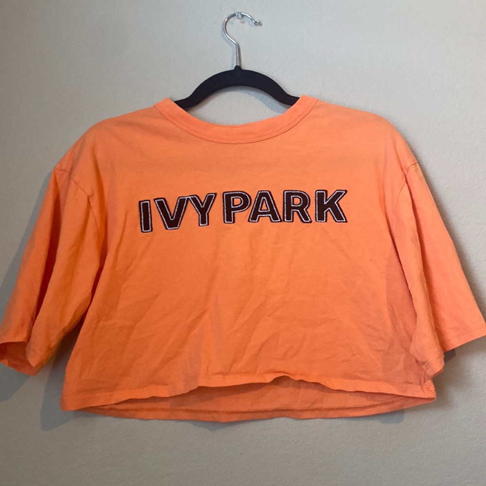 Orange Ivy Park crop top - Size S